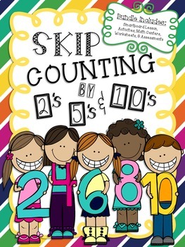 Preview of Skip Counting by 2's, 5's, & 10's Math Unit