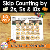 Skip Counting by 2's 5's and 10's Worksheets