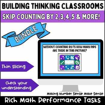 Preview of Skip Counting by 2s, 3s, 4s, 5s, 2s &3s, 3s &4s - Repeated Addition Math Tasks