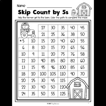 Skip Counting by 2's, 5's, and 10's by Miss Stevens | TpT