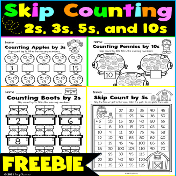 Preview of Skip Counting by 2, 3, 5, and 10 | Free Sample