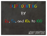 Skip Counting by 2s, 5s, and 10s