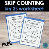 Skip Counting by 2s Free Worksheet