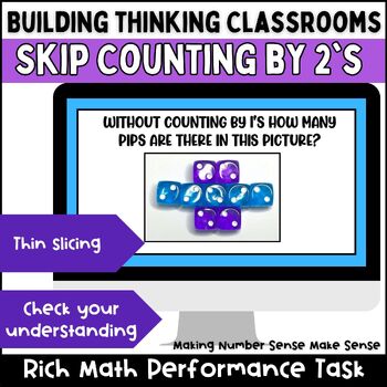 Preview of Skip Counting by 2s Math Performance Task - Repeated Addition & Multiplication