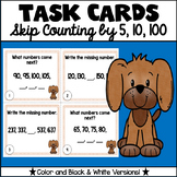 Skip Counting by 5, 10, 100 Task Cards