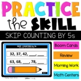Skip Counting by 5 Boom Cards 2nd Grade Digital Task Cards