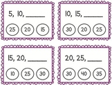 Skip Counting by 5's Clothespin Task Cards