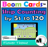 Skip Counting by 5s to 120 Boom Cards Distance Learning