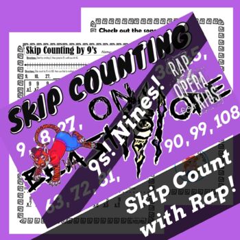 Preview of Skip Counting by 9s Worksheet for Multiplication