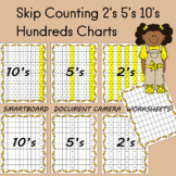 Skip Counting by 2's 5's 10's on a Hundreds Chart