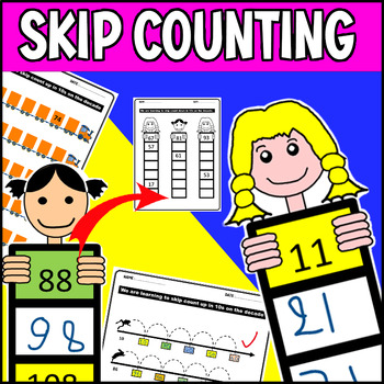 Preview of Skip Counting by ten from any number , Skip Counting Up and Down by Tens 10s