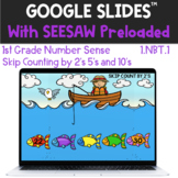 Skip Counting for Google Slides and SEESAW Preloaded for D