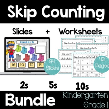 Preview of Skip Counting for Kindergarten and Grade 1 Bundle