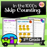Skip Counting in the 1000s Worksheets