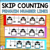 Skip Counting on a Number Line - Penguins Math Center