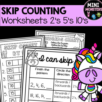 Preview of Skip Counting to 100 Worksheets