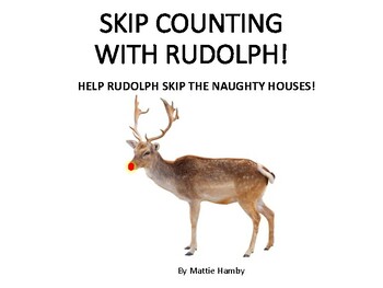 Preview of Skip Counting with Rudolph (Printable Counting Book)