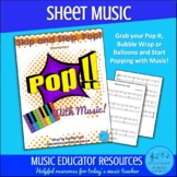 Skip and Step, Pop! | Pop With Music | Sheet Music | Unlim