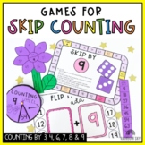 Skip counting Math Centres | Number sequence activities Gr