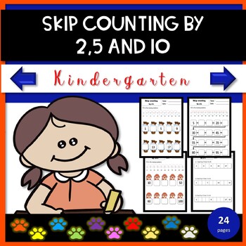 Preview of Skip counting by 2 5 and 10 worksheets