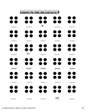 Skip counting numbers with dots