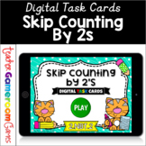 Skip Counting by 2's Digital Task Cards