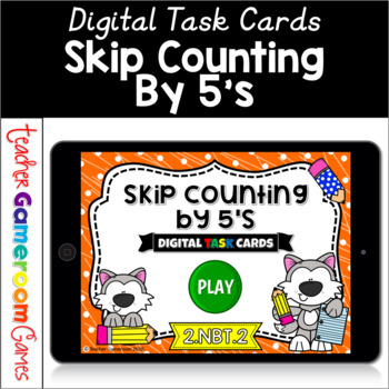 Preview of Skip Counting by 5's Digital Task Cards