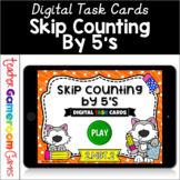 Skip Counting by 5's Digital Task Cards