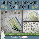 Winter Skip Counting By 2's, 5's and 10's