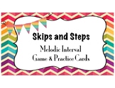 Skips & Steps: Melodic Intervals Game and Practice Cards