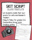 Skit Template | Skit and Reader's Theater Blank Script Template