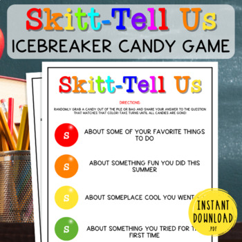 Skitt-Tell Us Game | Back to School Icebreaker | Start of the Year ...