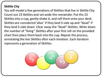 Preview of Skittle City: A Fun Mathematical Modeling game for recursion and probability