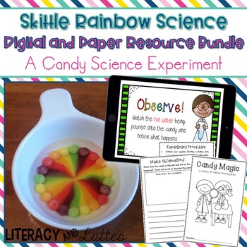 Preview of Skittle Science Experiment: The Digital and Paper Resource Bundle
