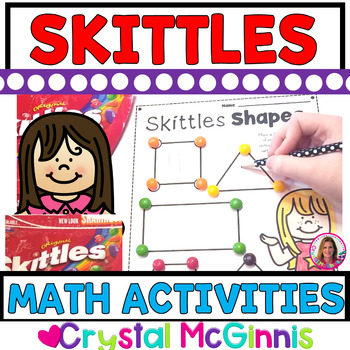 Preview of Skittles Candy Math Activities for Young Learners (10 Hands-On Math Activities)