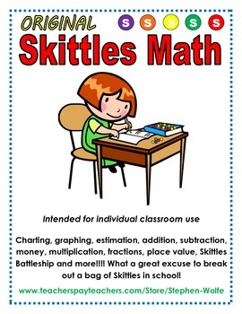 Preview of Skittles Math and Activity Pack