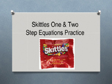 Skittles One & Two Step Equations Practice