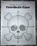 Skull and Crossbones EMOJI Graph- Halloween Math Mystery G