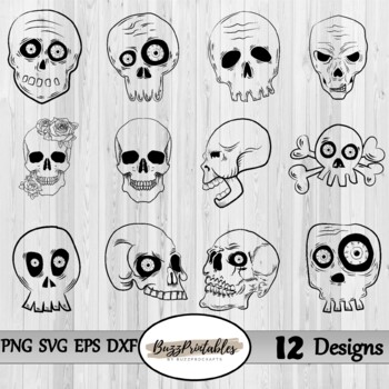 Sugar skull svg, Instant download, Skull svg, Skulls sugar png, day of the  dead, Digital skull png, svg, Cricut, Silhouette, Cut File vector svg, png