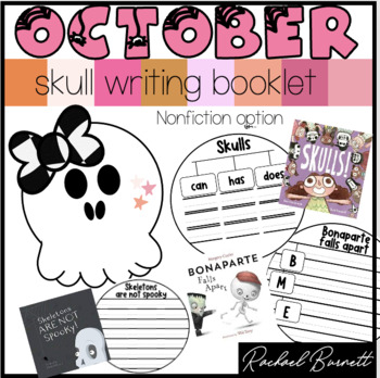 Preview of Skull Writing Craft - October Bulletin Board Writing Component