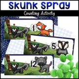 Skunk Spray Counting Activity for Preschool