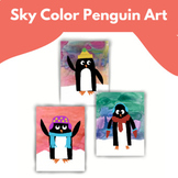 Sky Color Penguin Art