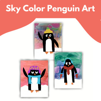 Preview of Sky Color Penguin Art