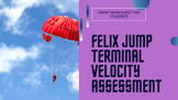 Kinematics and Dynamics of Sky Diving -Terminal velocity -