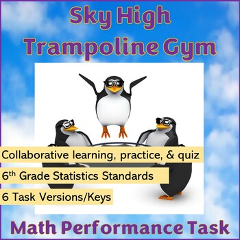 Preview of Dot Plot Statistics 6th Grade SBAC Math Performance Task Mean Median Range – Gym