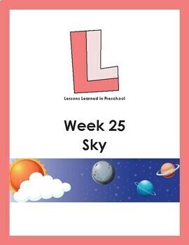 Preview of Sky Preschool Lesson Plan