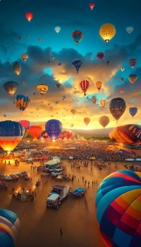 Preview of Sky's the Limit: Albuquerque Balloon Fiesta Poster