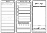 Skylark Comprehension Foldable