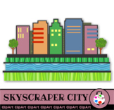Skyscraper City Clip Art Building Set