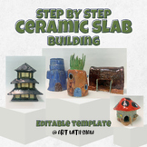 Clay Slab 'THEMED' House Step by Step- Ceramic Lesson/ Edi